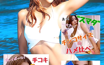人気 you tuber 今賀はるが実践で手コキ＆フェラテク解説！